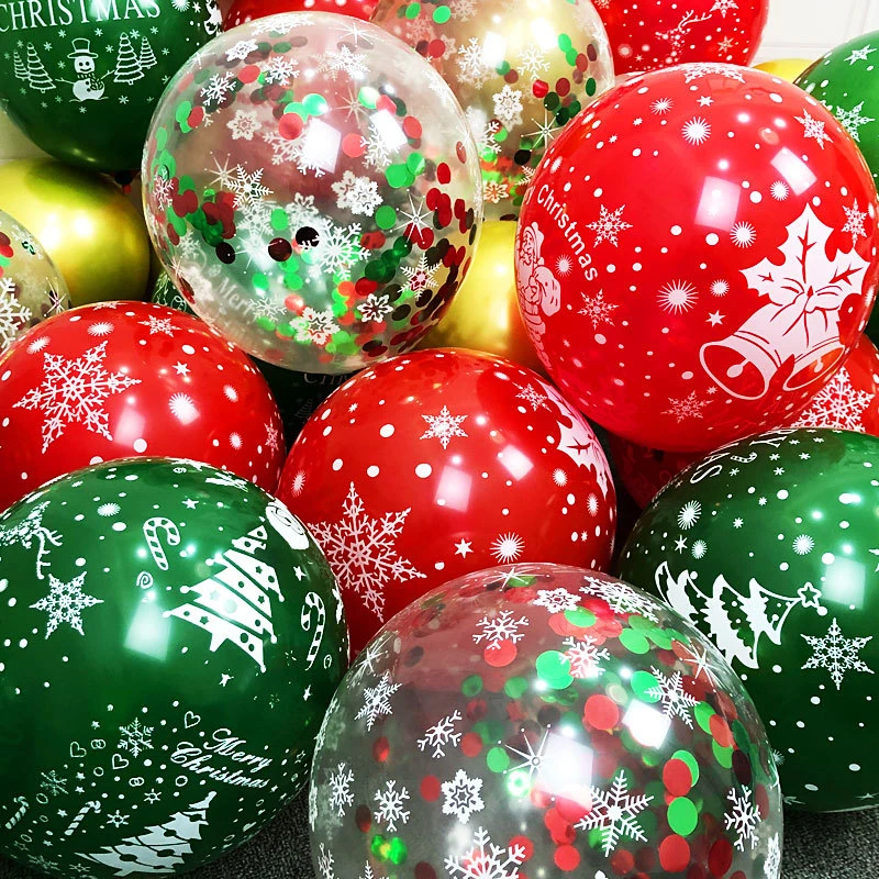 元旦节气球装饰品儿童卡通小礼物网红商场幼儿园酒吧活动场景