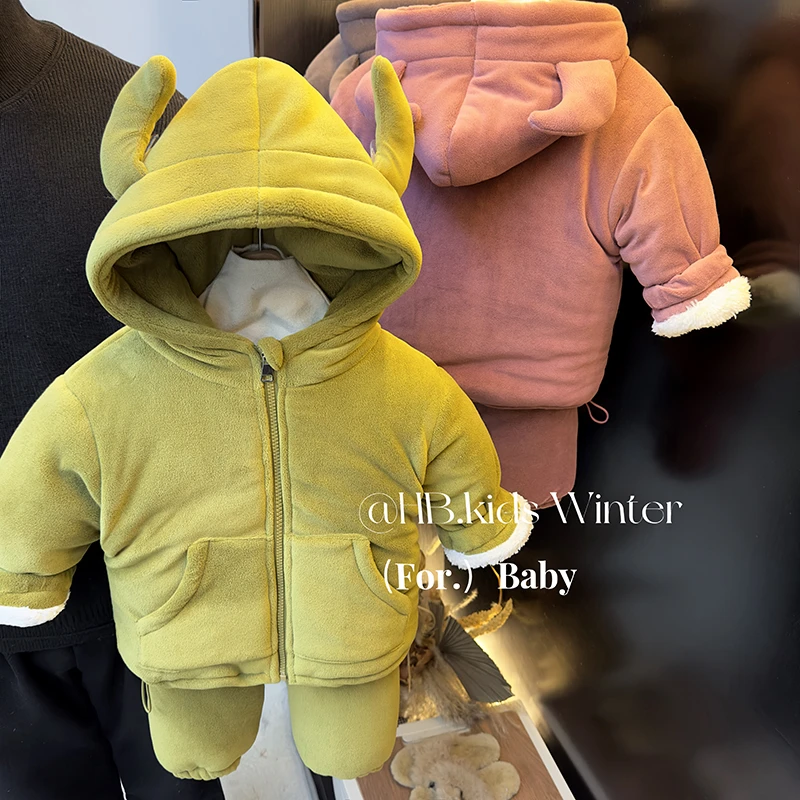 【清~现】23SY28芥末绿三层加厚家居服