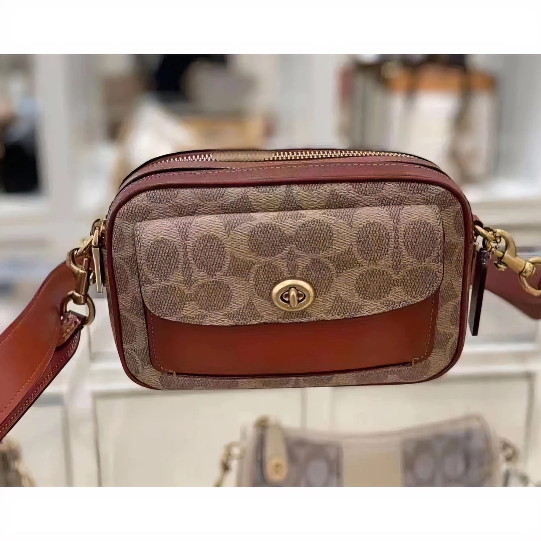【XIAO】COACH/蔲驰专柜款Willow相机斜挎包 21*13*7cm