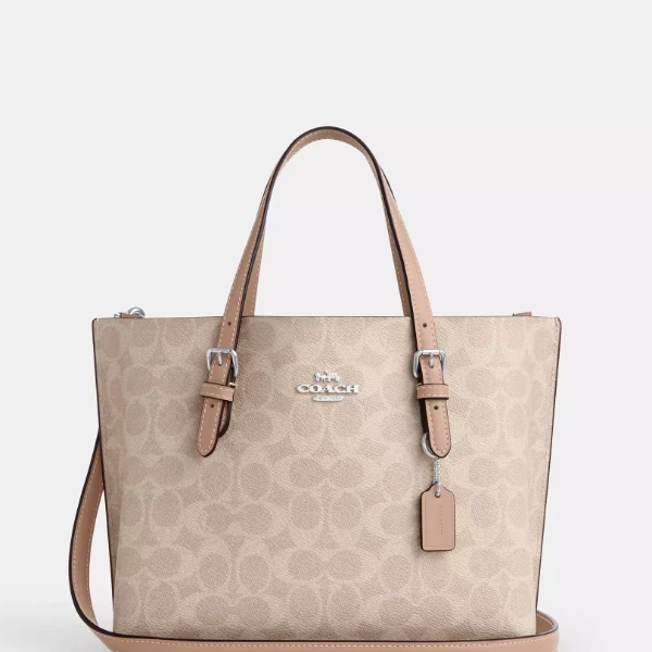 【新款 暗标】COACH蔻驰 Mollie 25 沙石褐色 手提斜挎包CV965