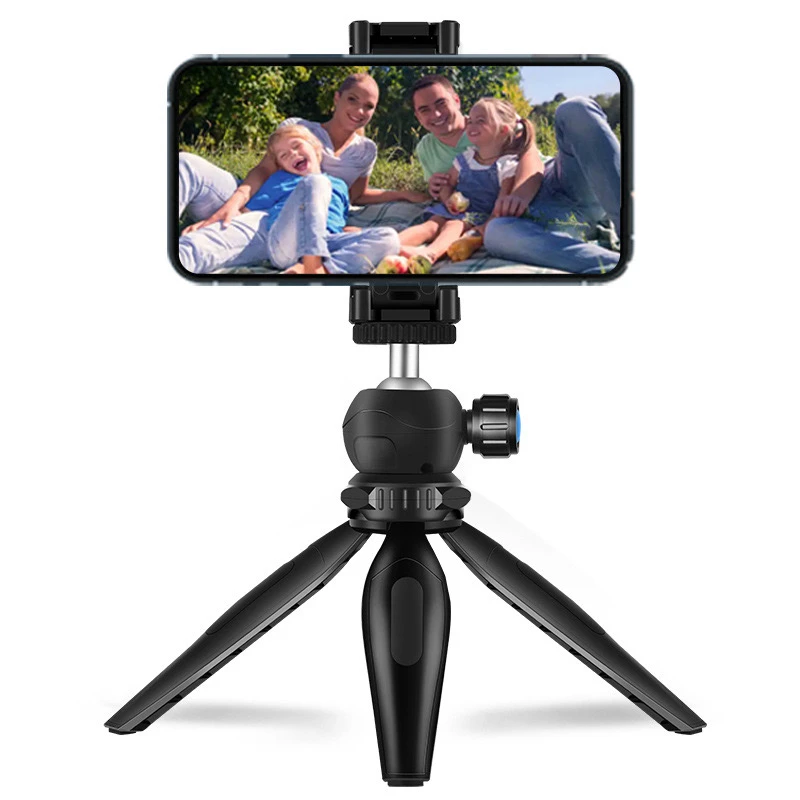 手机支架桌面三脚架云台户外便携式直播拍照拍摄支架可调节