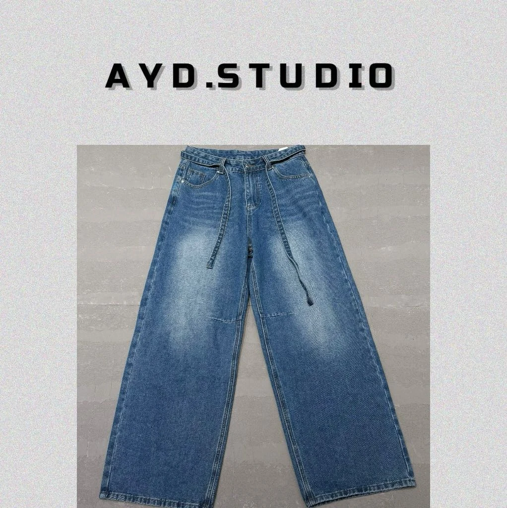 （打折出售不退不换）AYD.STUDIO复古时尚牛仔裤#68012