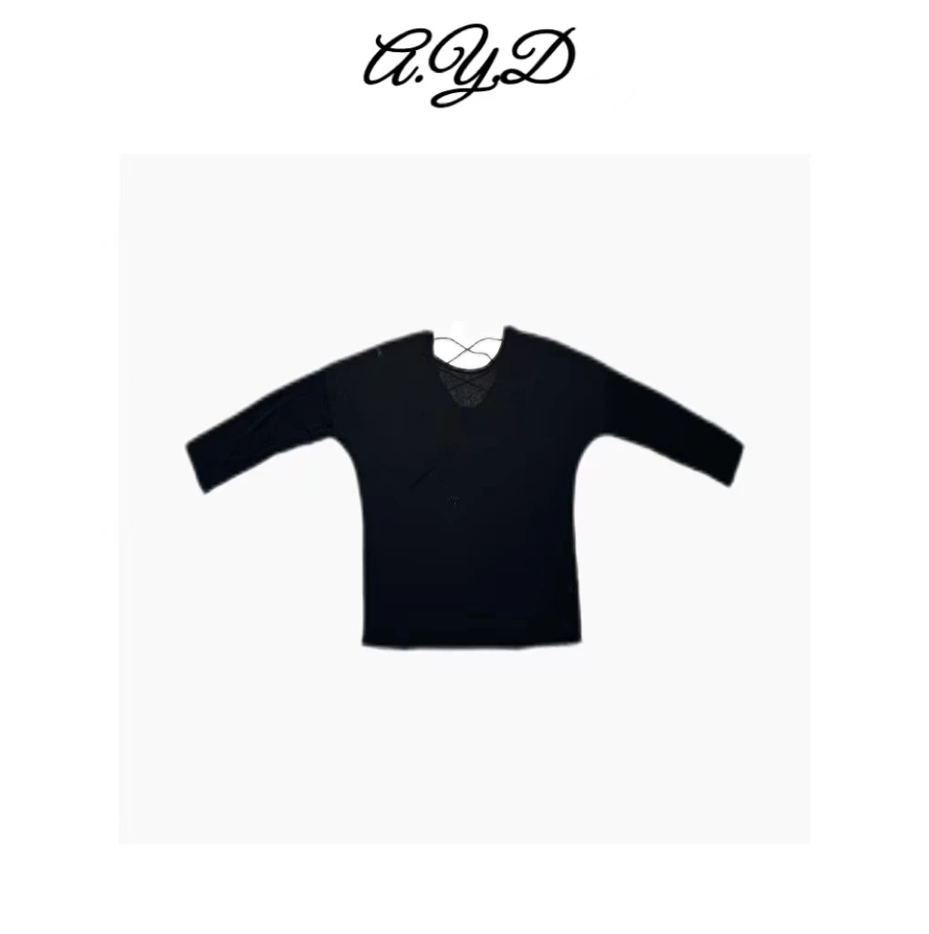 A.Y.D简约设计师款长袖T恤#3309