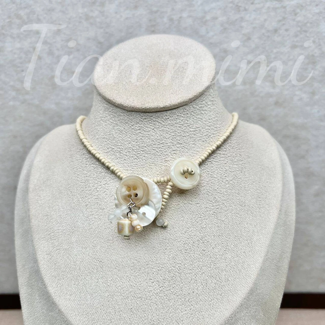 非金属玻璃项链 【甜蜜蜜】秋冬美拉德项链/直播选款