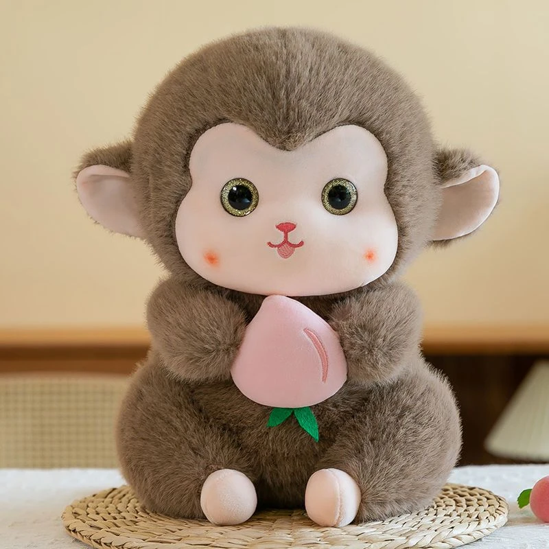 可爱小猴子毛绒公仔玩具创意玩偶可爱娃娃送男女生日礼物儿童抱枕