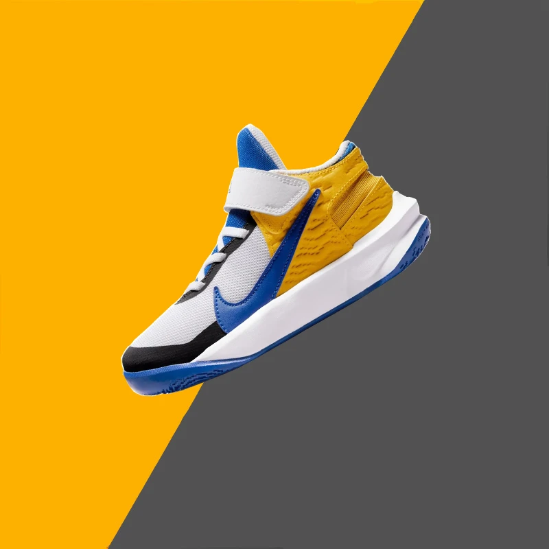 Nike Team Hustle D 10 FlyEase 魔术贴大童篮球运动鞋DZ2761-141