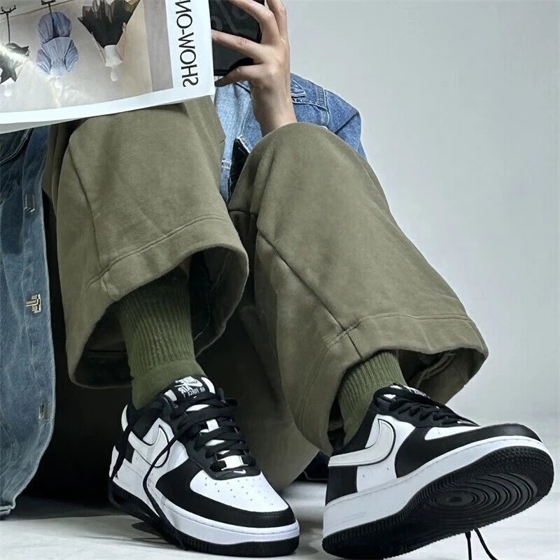 耐克Nike Air Force 1黑白熊猫AF1空军一号休闲板鞋男DV0788-001