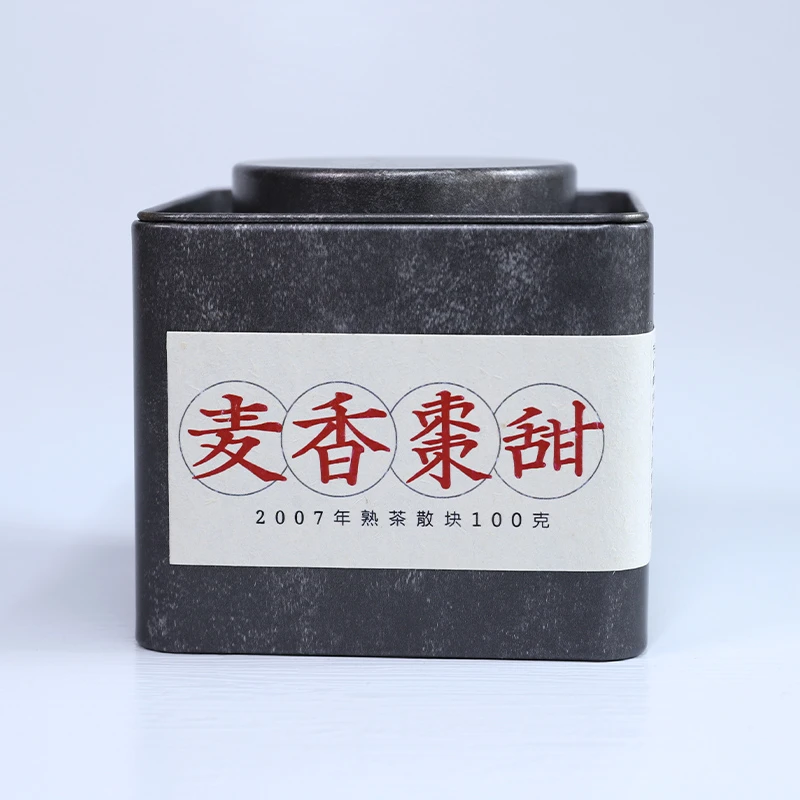 彤掌柜《麦香枣甜》十五年陈老熟茶 陈年普洱茶 散块2007年 100g