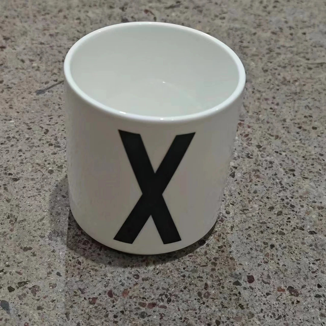 x号字母马克杯 字母不挑