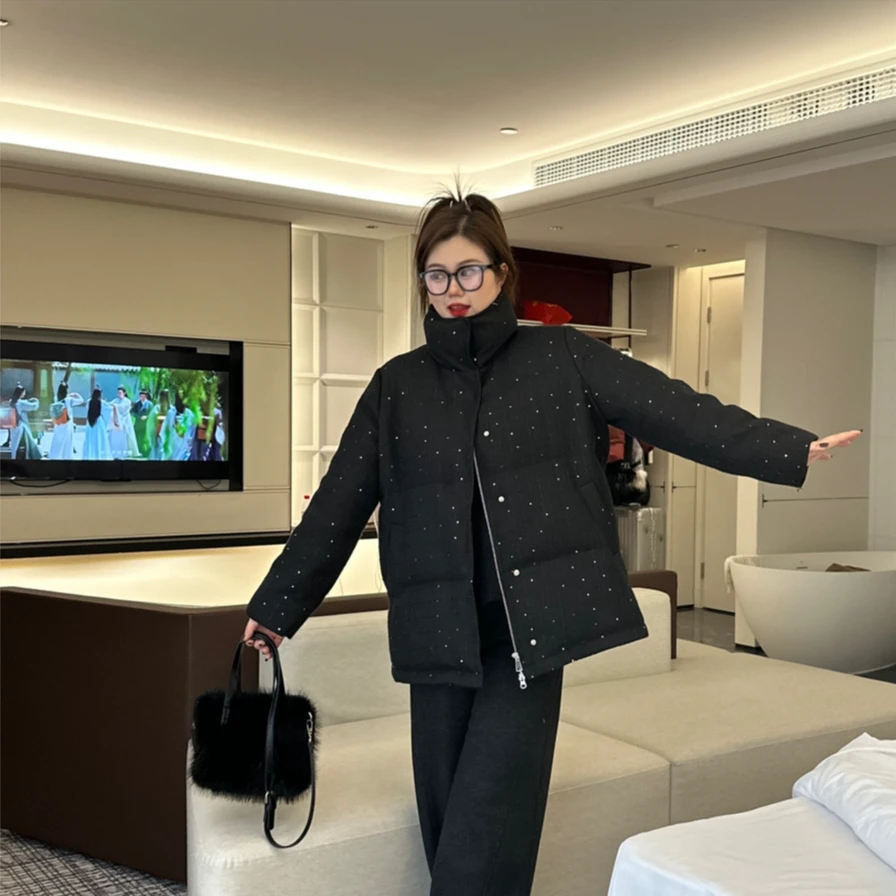 南岛风微胖大码2023新款冬胖mm气质时尚百搭短款羽绒服PP5395