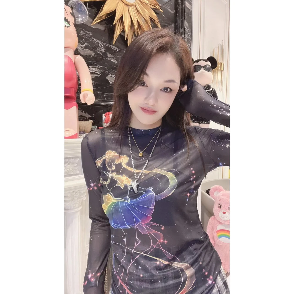 小版【2015】短袖t恤女打底半袖休闲夏季2024款烫钻重工爆款