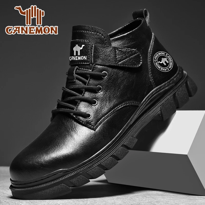 【★领航骆驼】秋冬工装靴英伦风皮靴复古潮流马丁靴时尚潮流男士