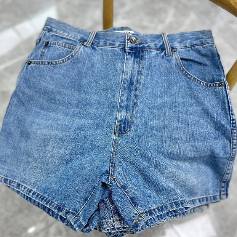 牛仔短裤女阔腿 2023新款夏季韩版宽松大码百搭薄款a字高腰五分裤