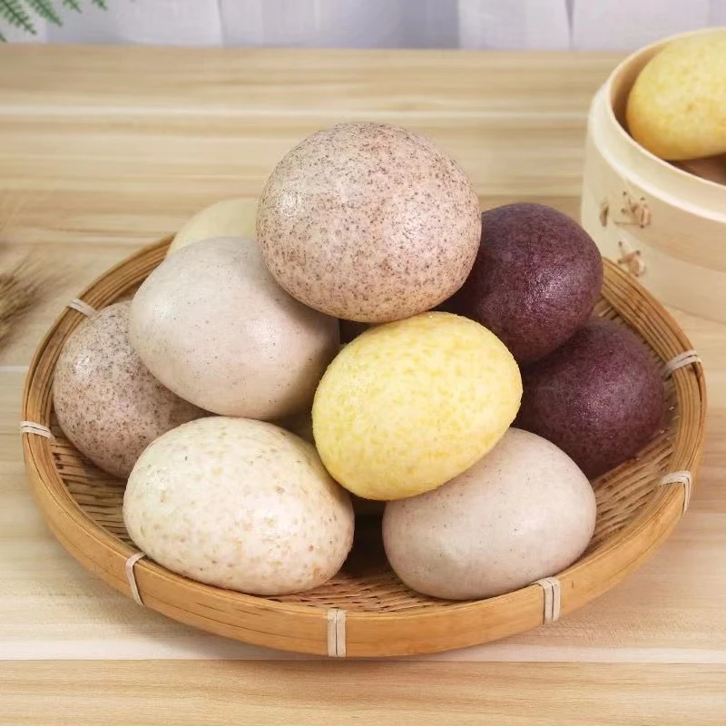 山东纯手工杂粮馒头全麦馒头早餐包半成品粗粮馒头孕妇饱腹即食