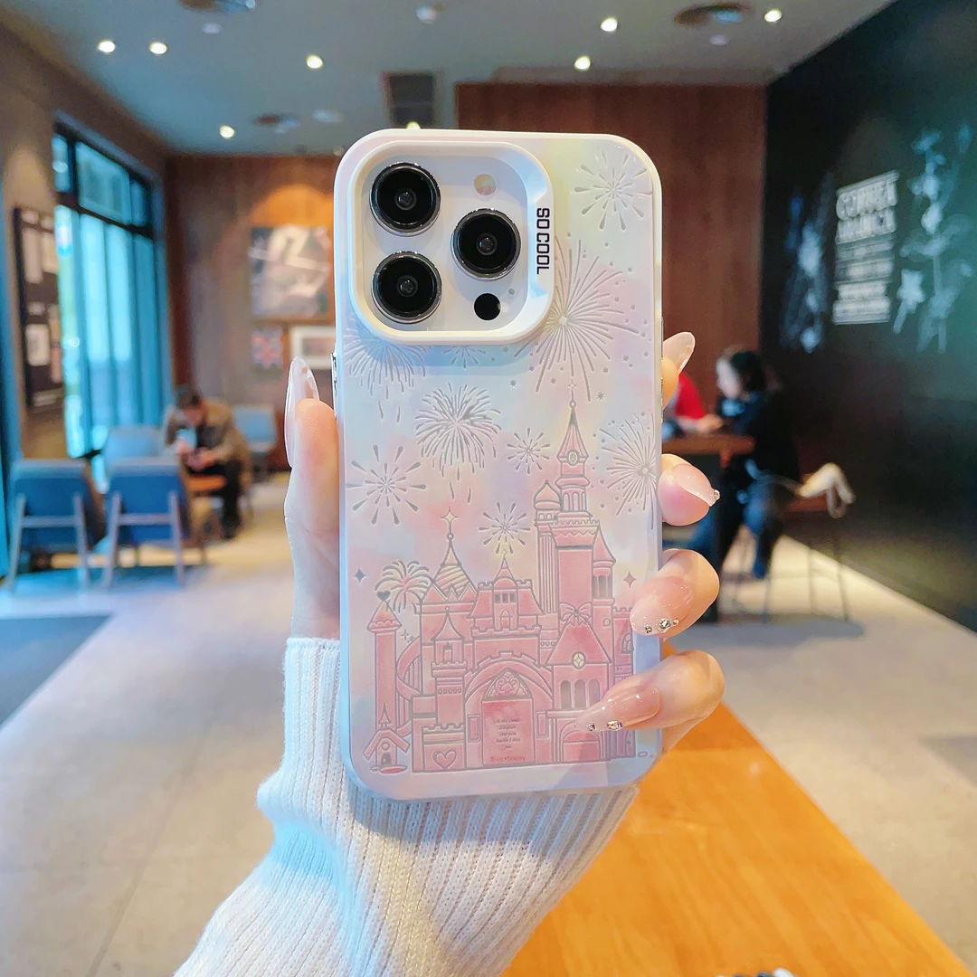 磨砂彩银适用苹果15/iPhone/华为荣耀/OPPO/VIVO/小米手机壳个性