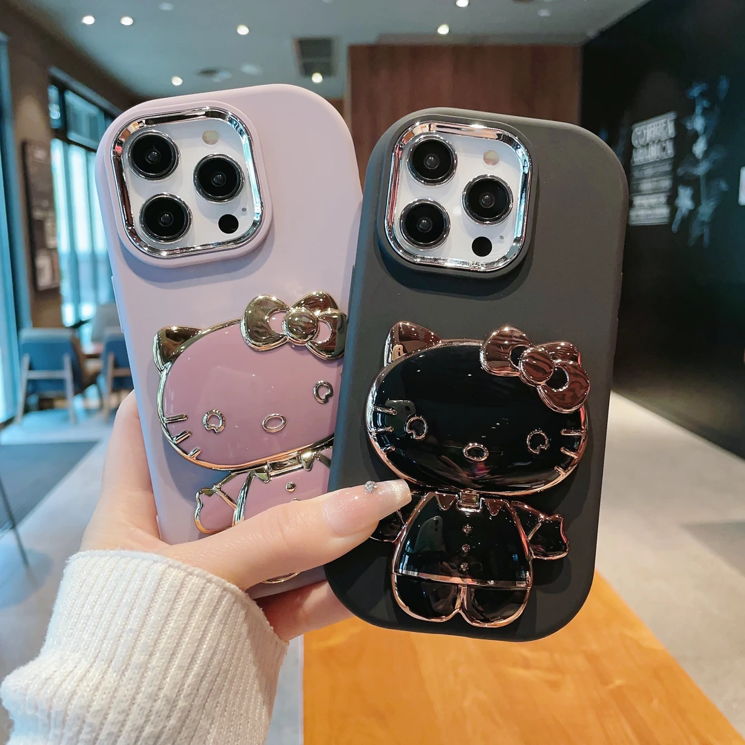 银镜小胖墩适用苹果15/iPhone/华为荣耀手机壳全包14/13个性12Pro