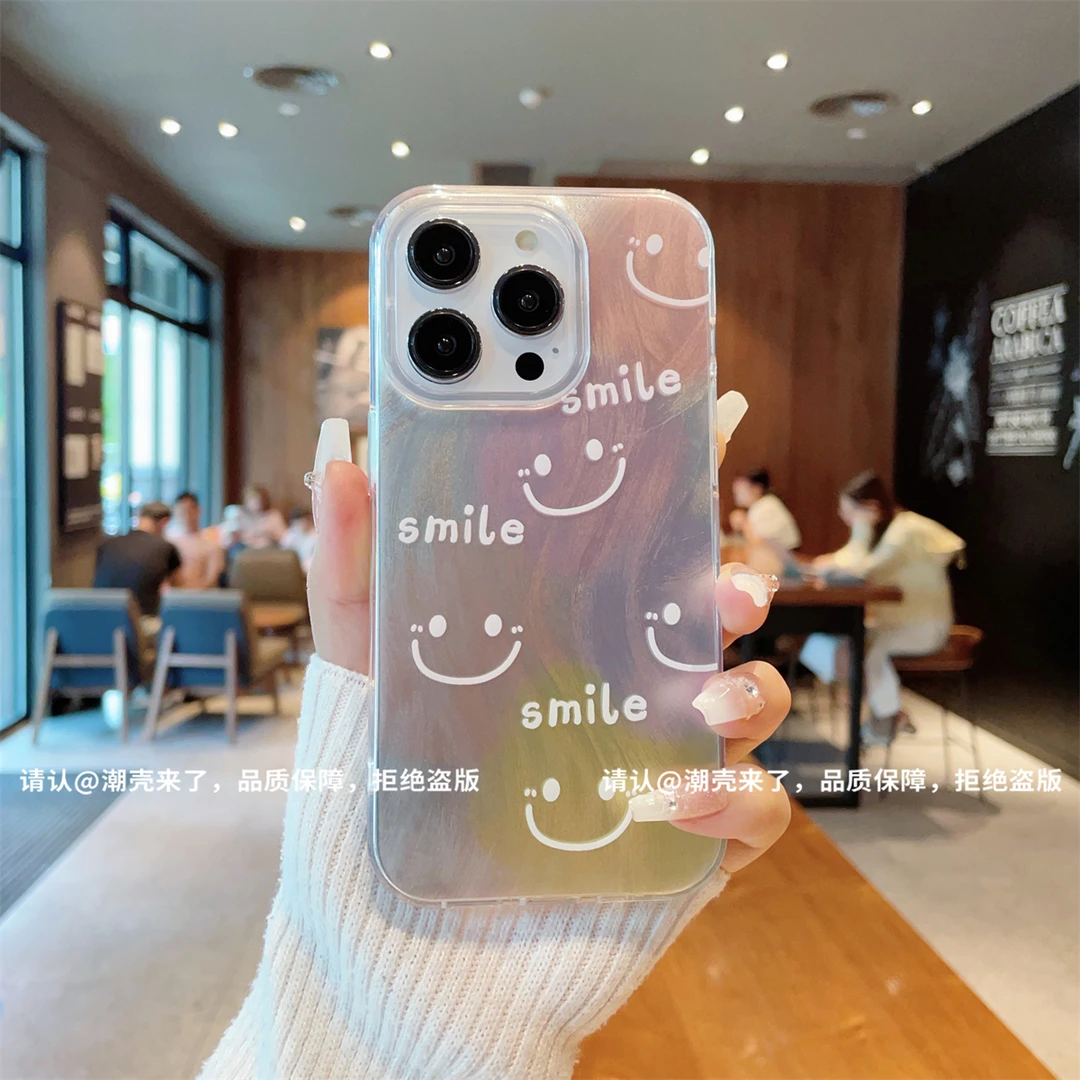 IMD羽纱纹适用苹果15iPhone/华为荣耀/VIVO/OPPO/小米手机壳防摔