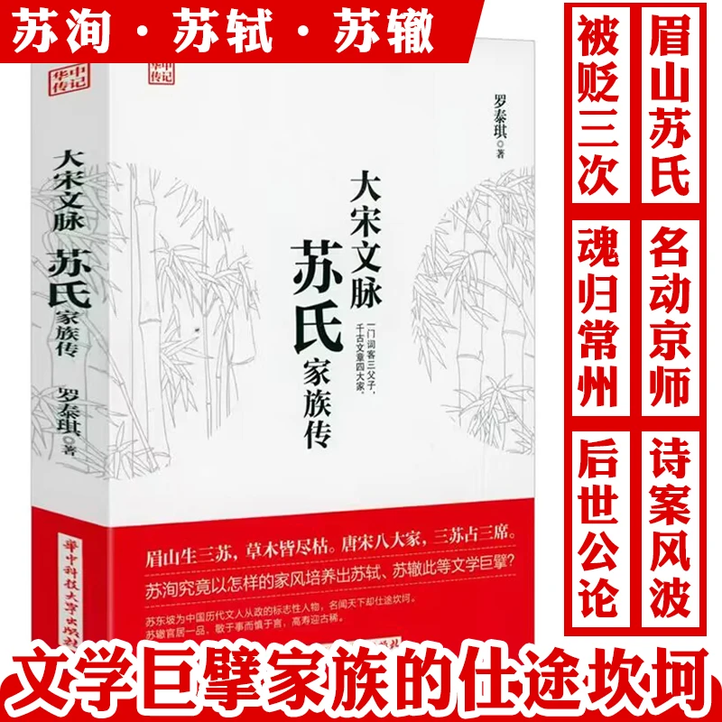 苏氏家族传大宋文脉唐宋八大家三苏轼苏辙苏洵三杰东坡历史传记书