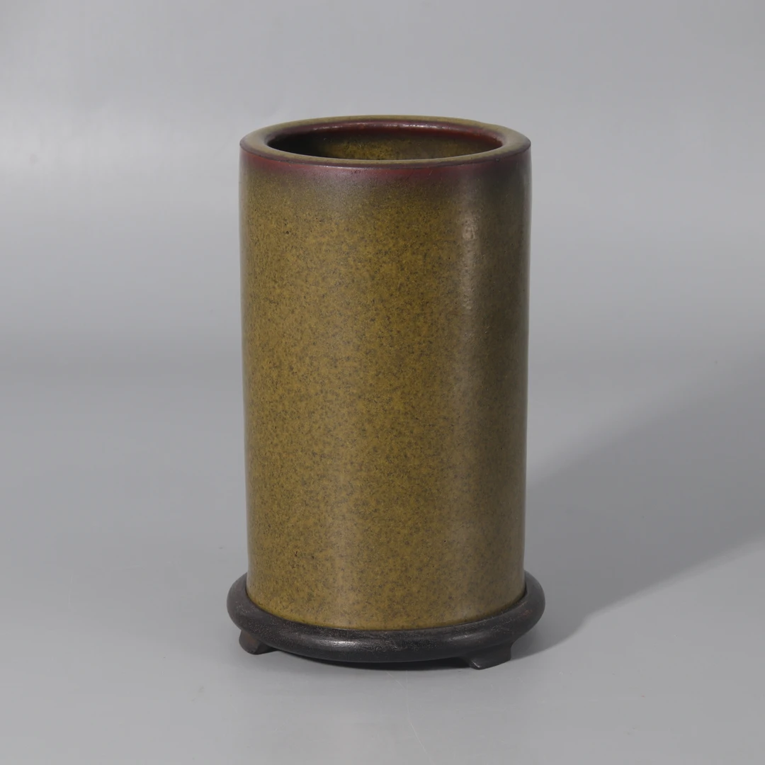 茶叶末釉笔筒H409-171