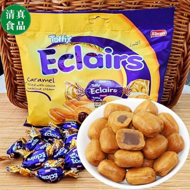 elvan清真太妃糖土耳其进口喜糖果独立包装巧克力味 婚庆节日礼品