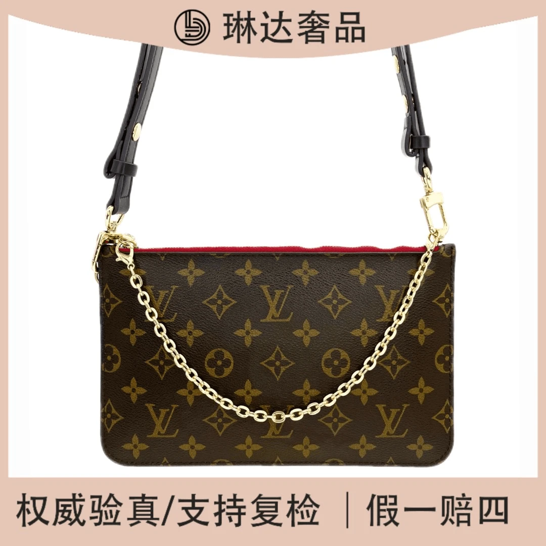 99新 LouisVuitton/路易威登 经典中号老花NF手包(送肩带)(琳达)