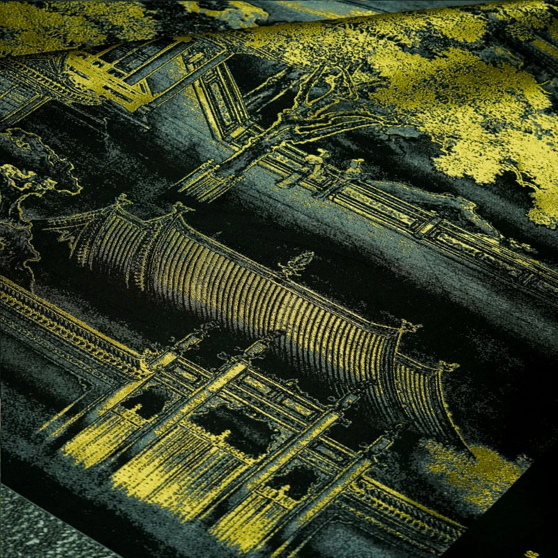 上久楷宋锦【汉宫秋月】140门幅桑蚕丝面料【一经裁剪概不退换】