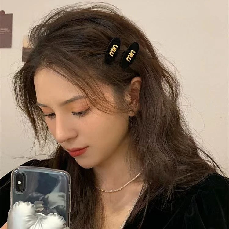 网红发夹刘海夹韩版鸭嘴发夹侧边刘海侧边气质刘海侧边夹精致发卡