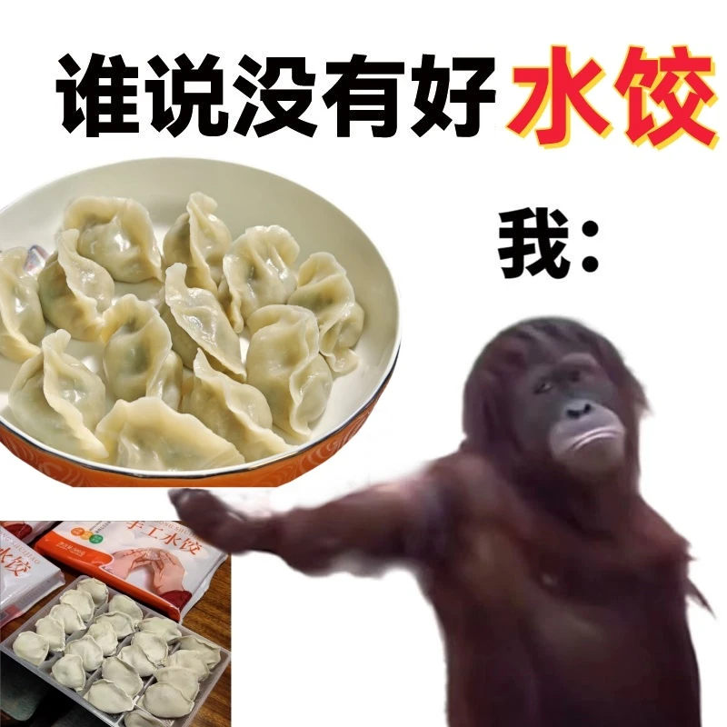 手工饺子早餐速冻冷冻食品新鲜韭菜美味荠菜香菇大葱猪肉扁食蒸饺