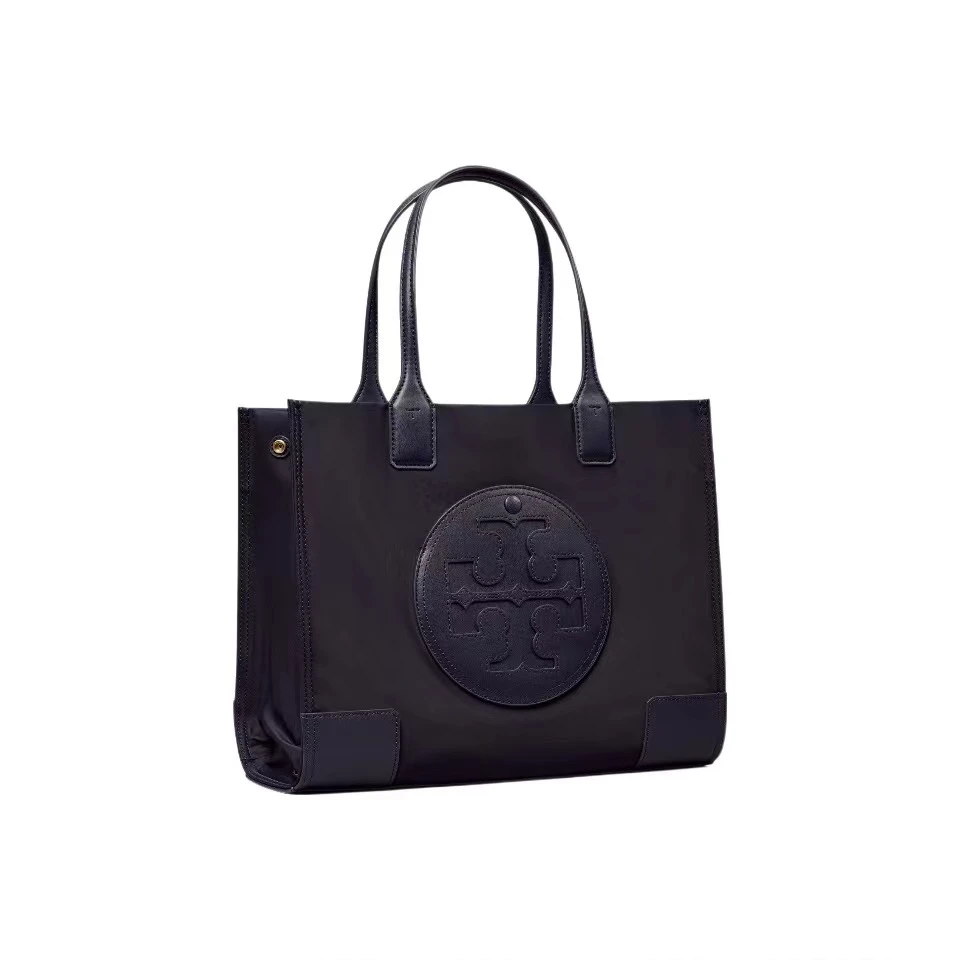 TORY BURCH/汤丽柏琦ELLA藏蓝色小号休闲托特包单肩包88578-405