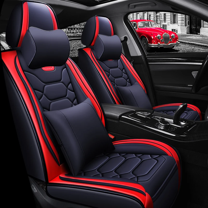 汽车坐垫四季通用全包围亚麻座椅套网红车垫坐套新款座垫夏季座套