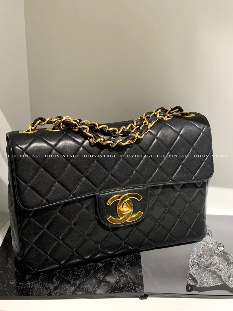 95新 Chanel/香奈儿 HIHI/Chanel 黑金贝嫂30/7023106/一店
