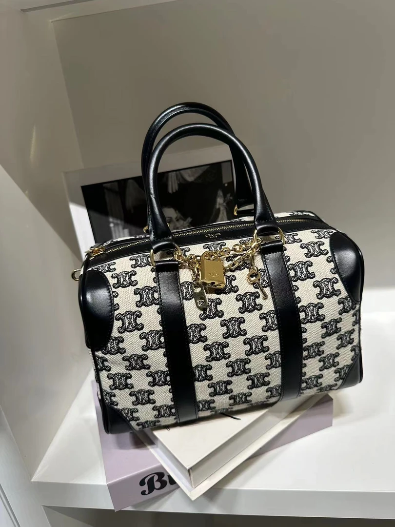 95新 Celine/思琳 HIHI精选/Celine 老花波士顿手提包 /9513055