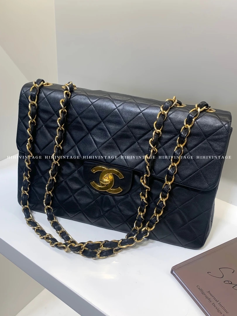 95新 Chanel/香奈儿 HIHI/黑金贝嫂34 3开/9217141/一店