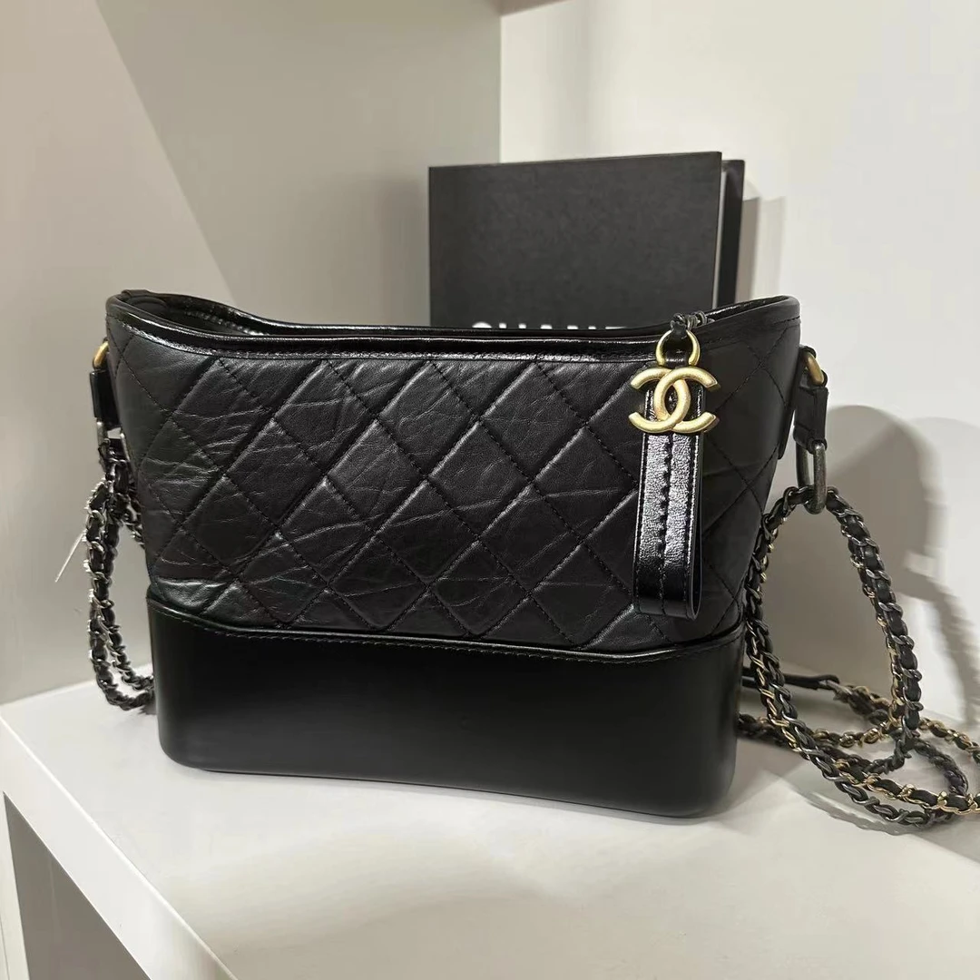 99新 Chanel/香奈儿 HIHI精选/Chanel流浪新中号单肩包8323416瑶