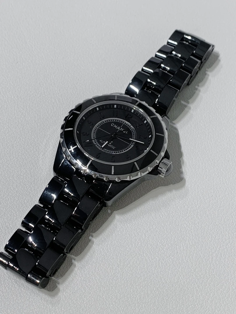 99新 Chanel/香奈儿 HIHI精选/Chanel J12 H3829黑陶瓷手表38mm