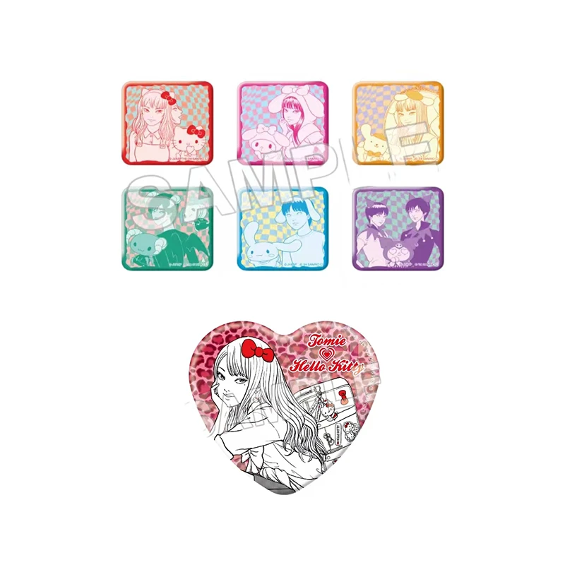 【日谷现货】伊藤润二 三丽鸥联动快闪店场贩吧唧 徽章【盲包】全12种