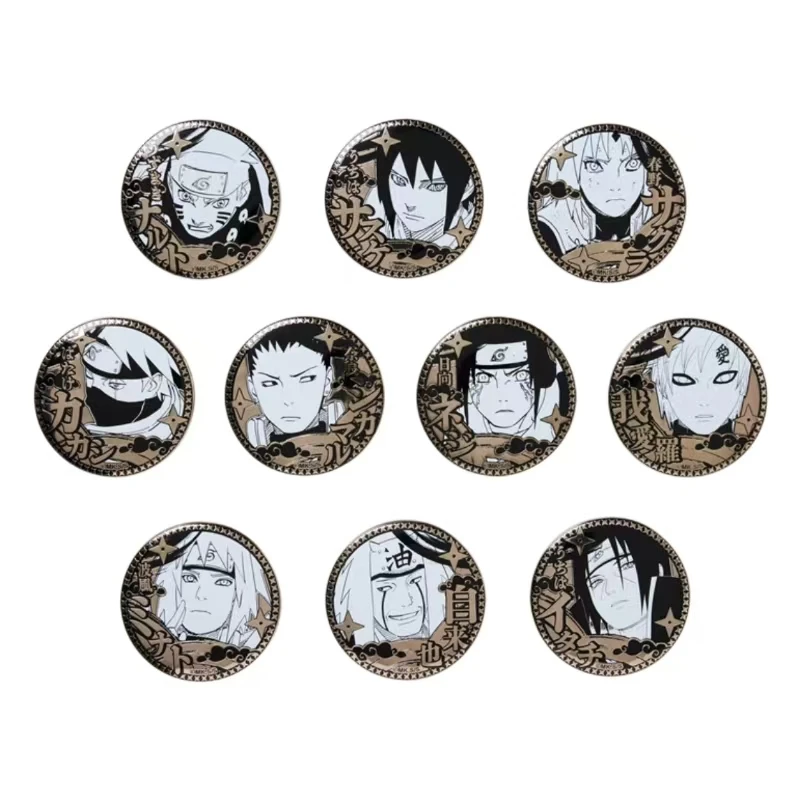 【日谷现货】火影忍者25周年雕金吧唧 徽章【盲包】全10种