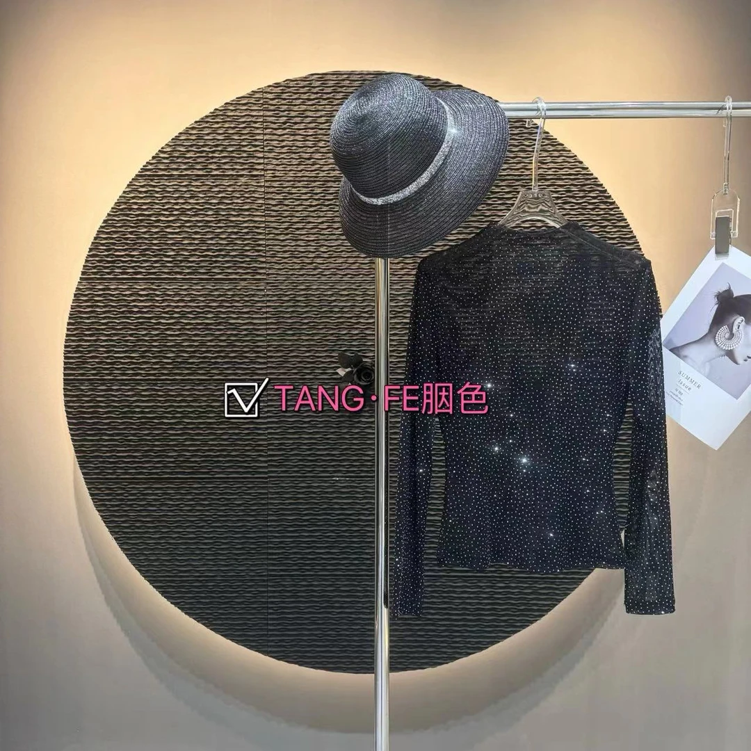 TANG.FEI 胭色【梦幻】FL0001打底衫星空修身显瘦气质设计师款