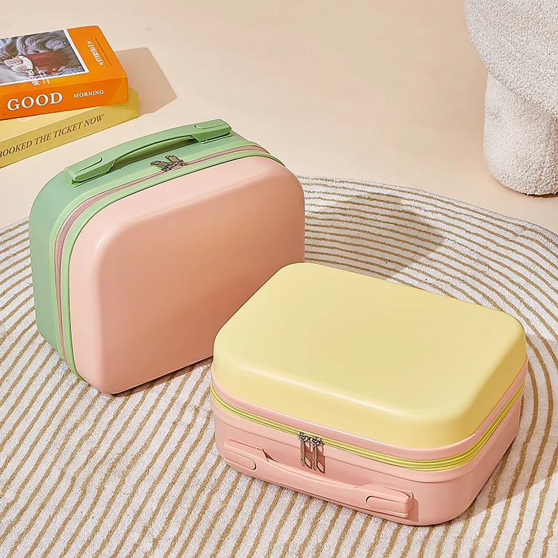 14寸手提箱女结实耐用行李箱学生简约收纳化妆箱女小型轻便旅行箱