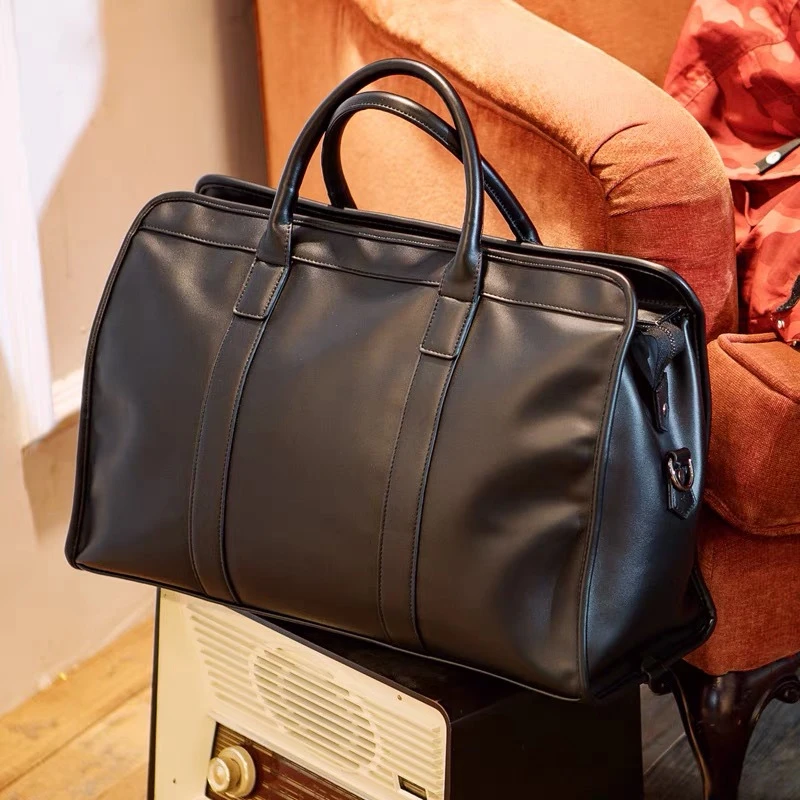 高档时尚商务休闲旅行包短途出差手提包多用途单肩斜跨包电脑包软