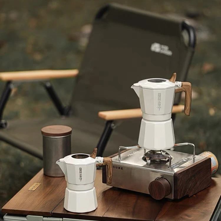 MHW-3BOMBER轰炸机双阀摩卡壶意式浓缩咖啡壶家用煮咖啡摩卡壶