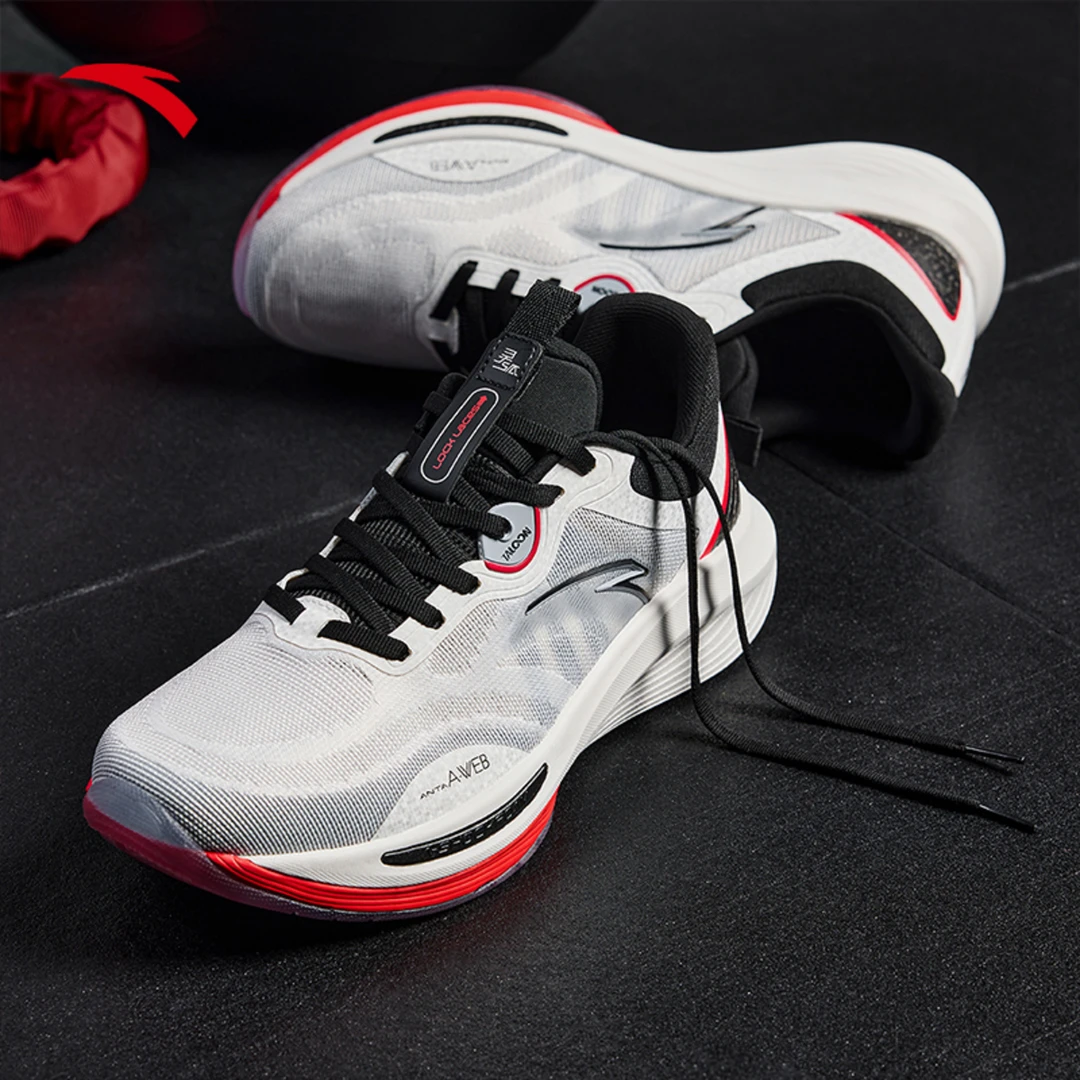 【安踏灵弧】跑步鞋男鞋跑鞋训练鞋2024减震轻便运动鞋密网透气秋季