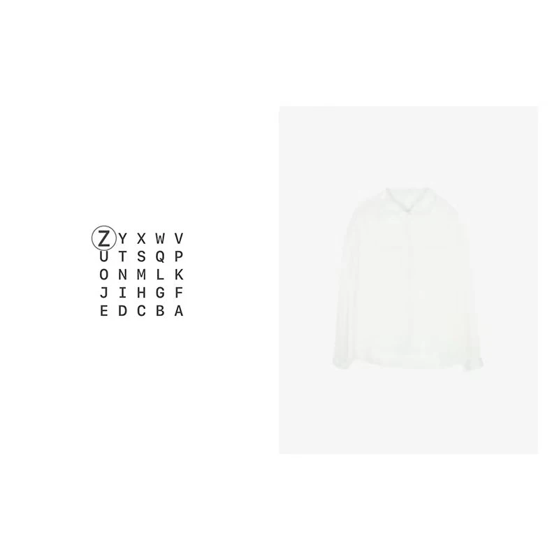 B24024 清冷极简风设计感长袖衬衫