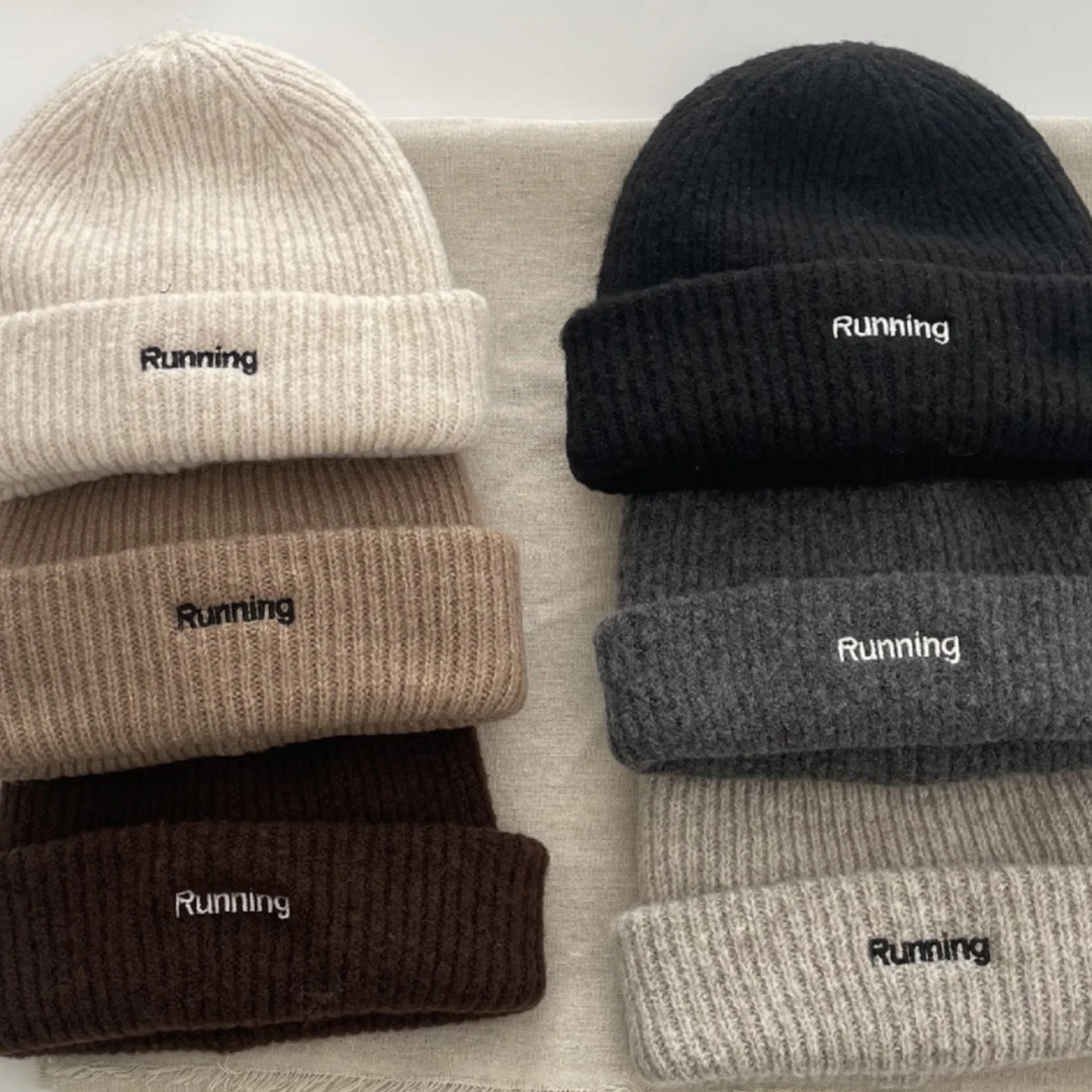 ins韩国儿童反季帽子秋冬女童毛线帽针织帽中大童男童宝宝护耳帽