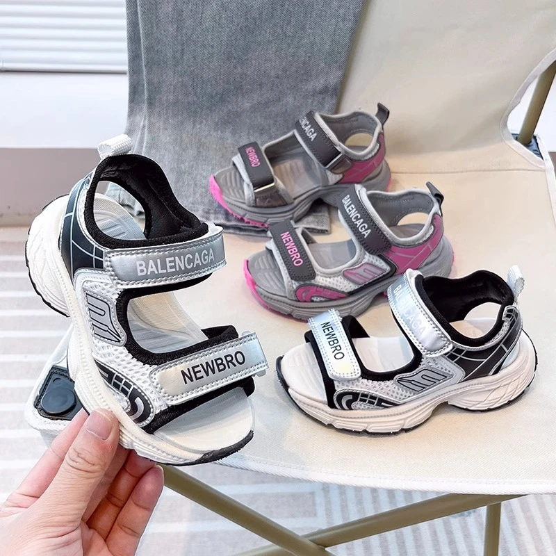 辛博士●2911●儿童百搭夏季新款男宝运动透气软底男童鞋女童凉鞋