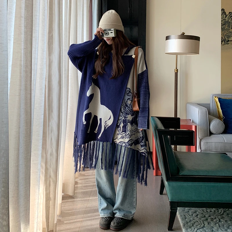 毛针织衫新款首发秋冬新款色织外套提花开衫时尚百搭双面羊绒