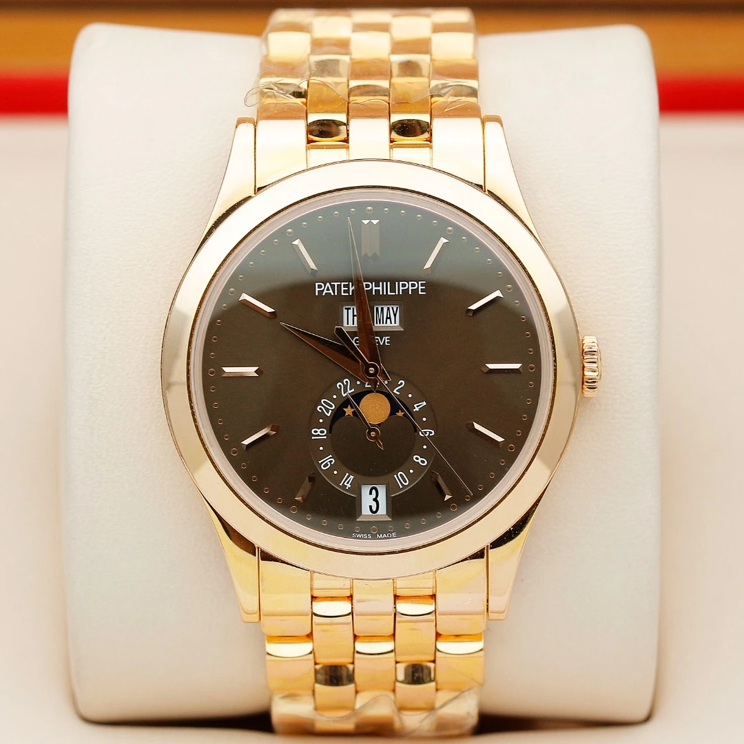 99新 Patek Philippe/百达翡丽 复杂功能计时/18k玫瑰金/38mm/单