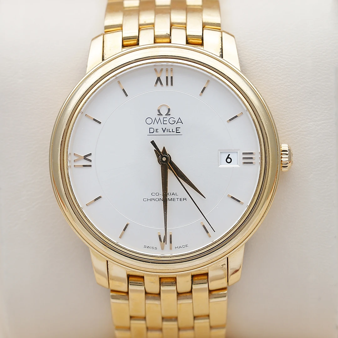 99新 Omega/欧米茄 碟飞/自动机械/18k红金/36.8mm/单表