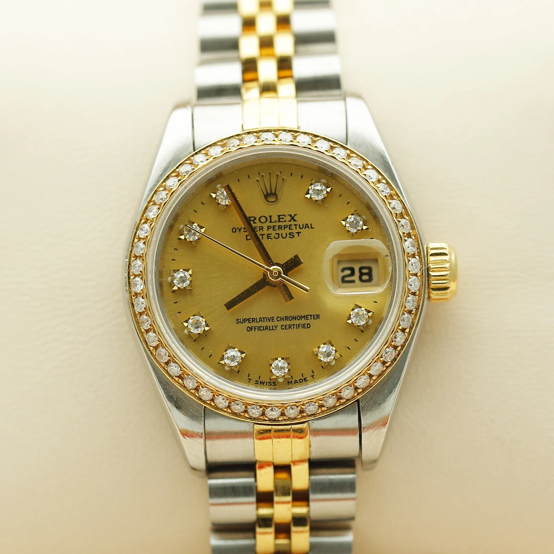 99新 Rolex/劳力士 劳力士69173/日志型/26mm/自动机械女表/单表
