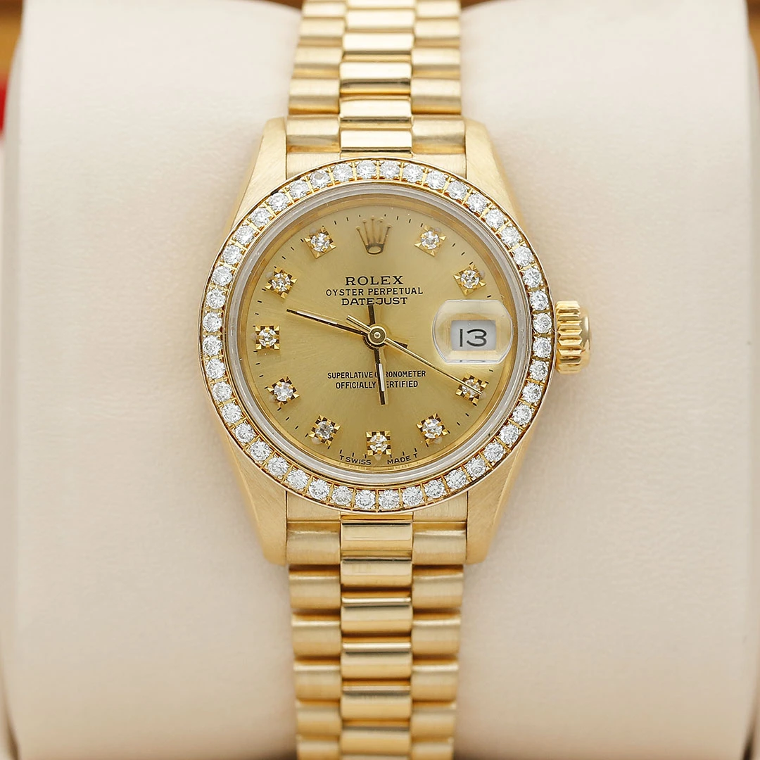 99新 Rolex/劳力士 日志69178/后钻/26mm/自动机械/单表
